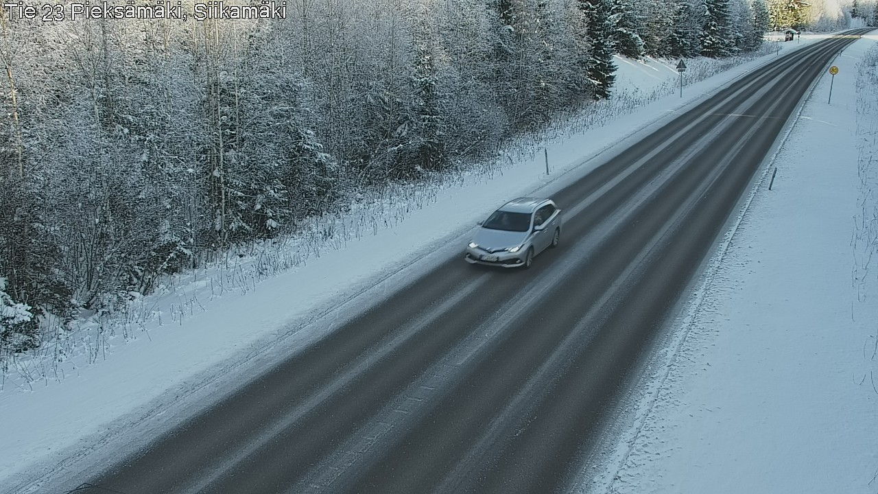 Weather Camera Image Road 23 Pieksämäki, Siikamäki, Pieksämäki, Etelä-Savo