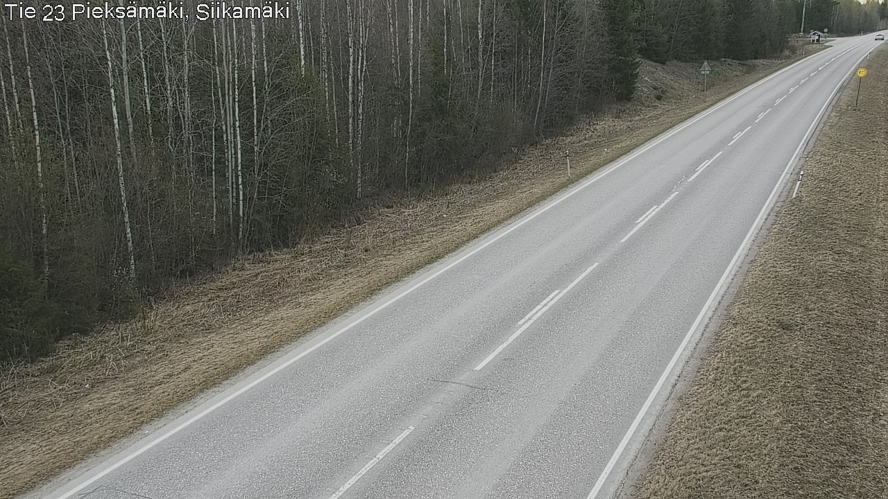 Weather Camera Image Road 23 Pieksämäki, Siikamäki, Pieksämäki, Etelä-Savo