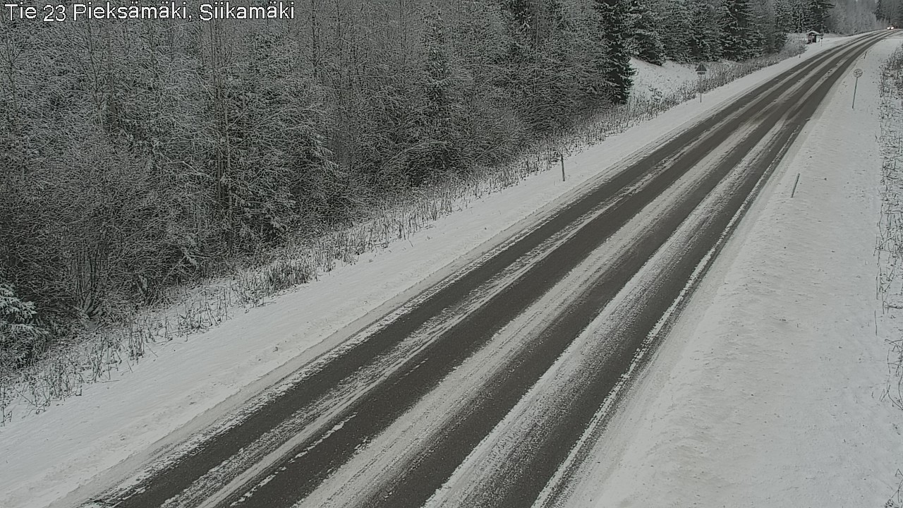 Weather Camera Image Road 23 Pieksämäki, Siikamäki, Pieksämäki, Etelä-Savo