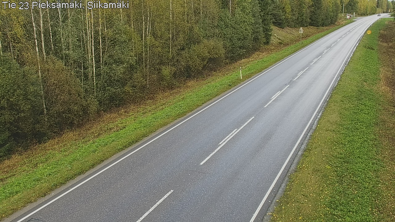 Weather Camera Image Road 23 Pieksämäki, Siikamäki, Pieksämäki, Etelä-Savo