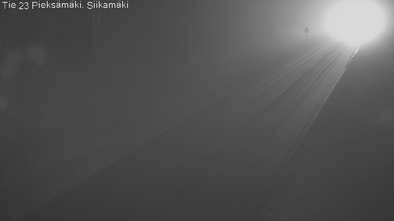 Weather Camera Image Väg 23 Pieksämäki, Siikamäki, Pieksämäki, Etelä-Savo