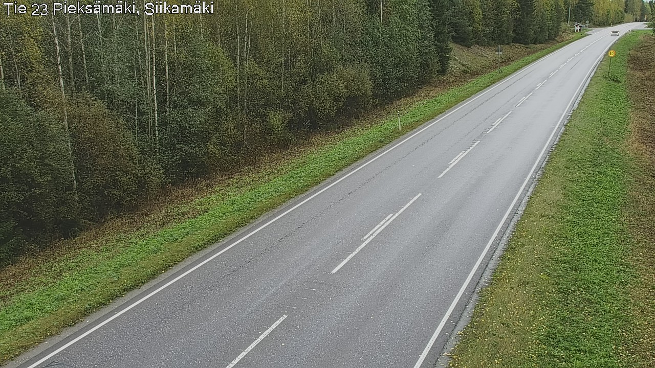 Weather Camera Image Road 23 Pieksämäki, Siikamäki, Pieksämäki, Etelä-Savo
