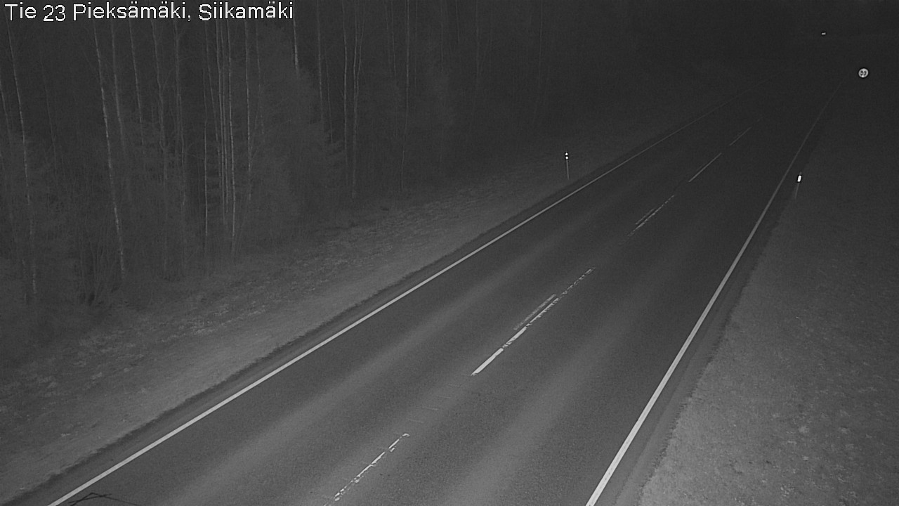 Weather Camera Image Road 23 Pieksämäki, Siikamäki, Pieksämäki, Etelä-Savo