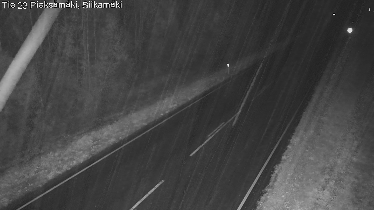 Weather Camera Image Road 23 Pieksämäki, Siikamäki, Pieksämäki, Etelä-Savo