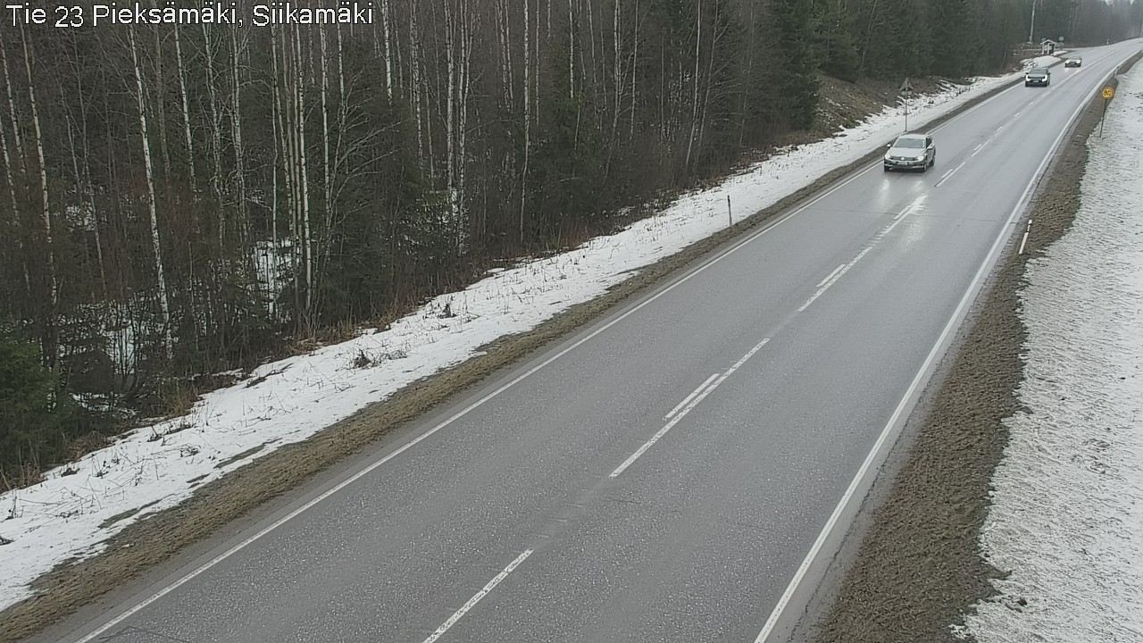 Weather Camera Image Road 23 Pieksämäki, Siikamäki, Pieksämäki, Etelä-Savo