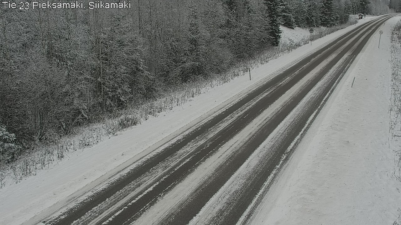 Weather Camera Image Road 23 Pieksämäki, Siikamäki, Pieksämäki, Etelä-Savo