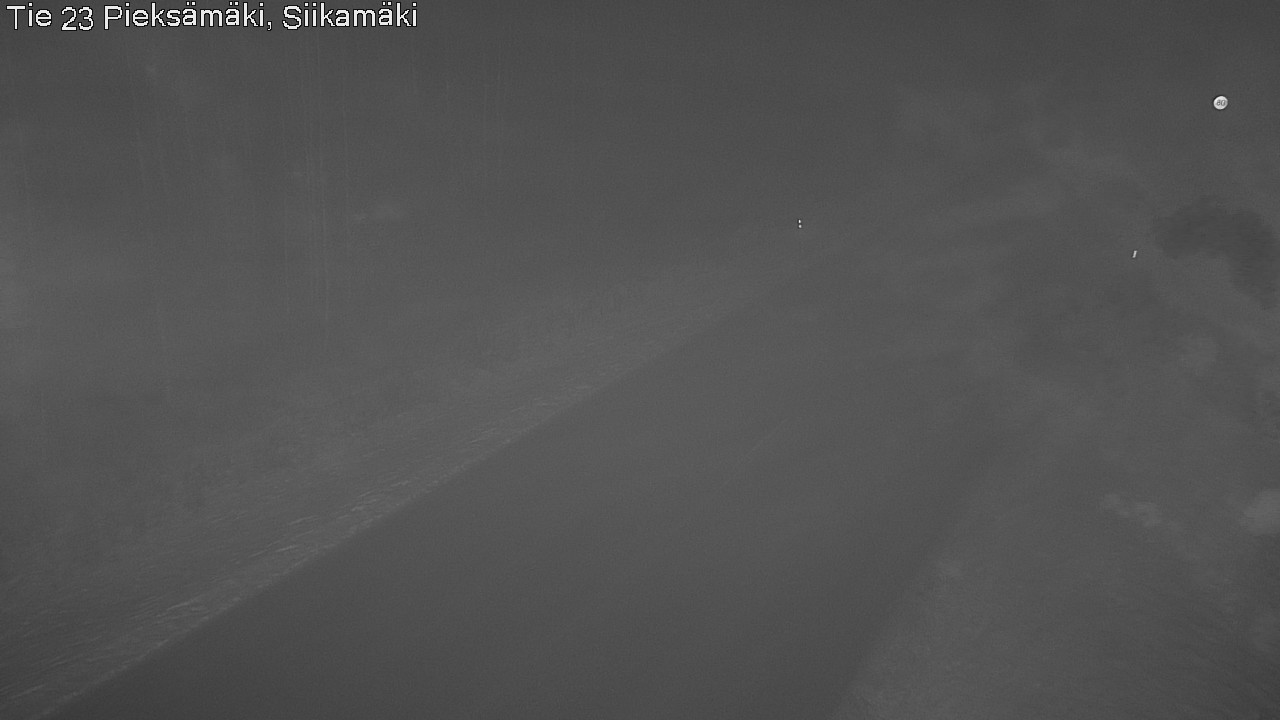 Weather Camera Image Väg 23 Pieksämäki, Siikamäki, Pieksämäki, Etelä-Savo