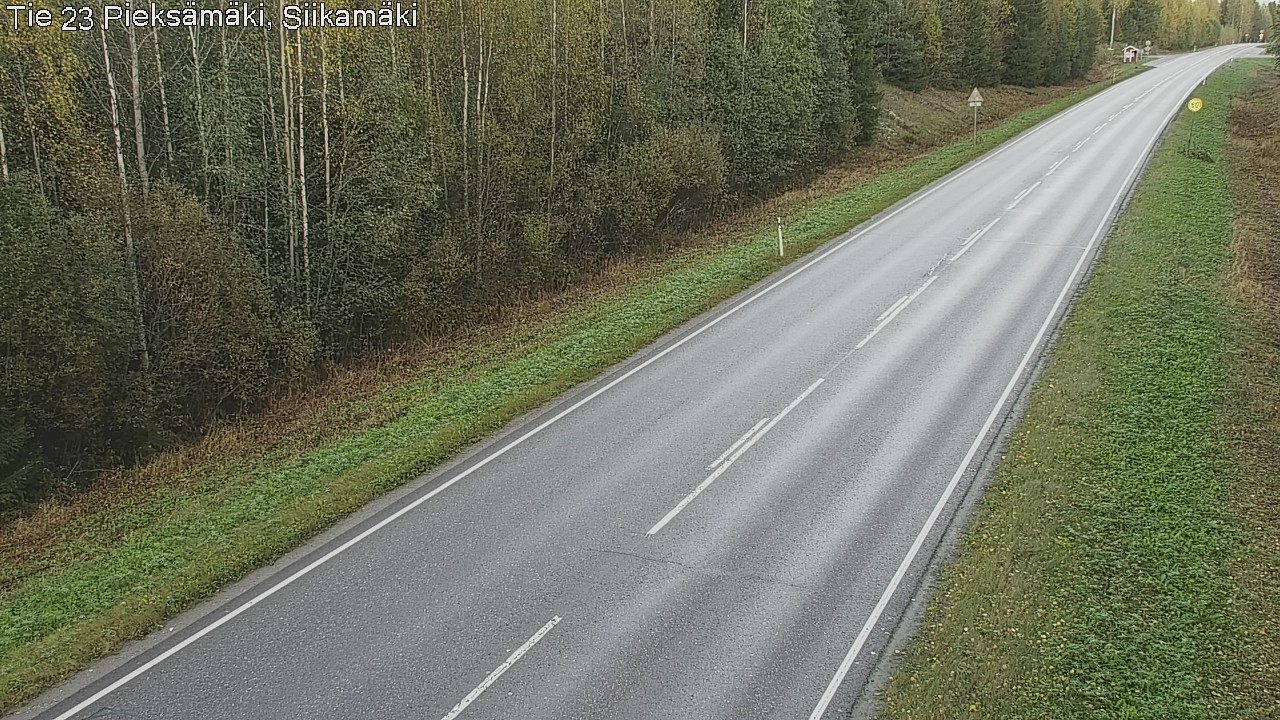 Weather Camera Image Road 23 Pieksämäki, Siikamäki, Pieksämäki, Etelä-Savo
