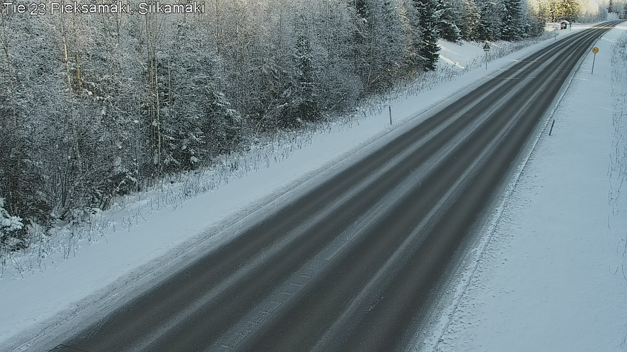 Weather Camera Image Road 23 Pieksämäki, Siikamäki, Pieksämäki, Etelä-Savo