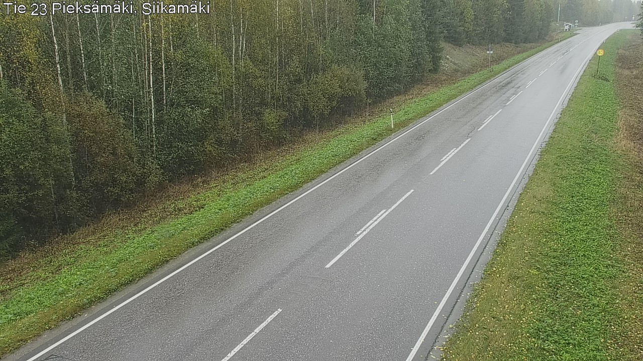 Weather Camera Image Road 23 Pieksämäki, Siikamäki, Pieksämäki, Etelä-Savo
