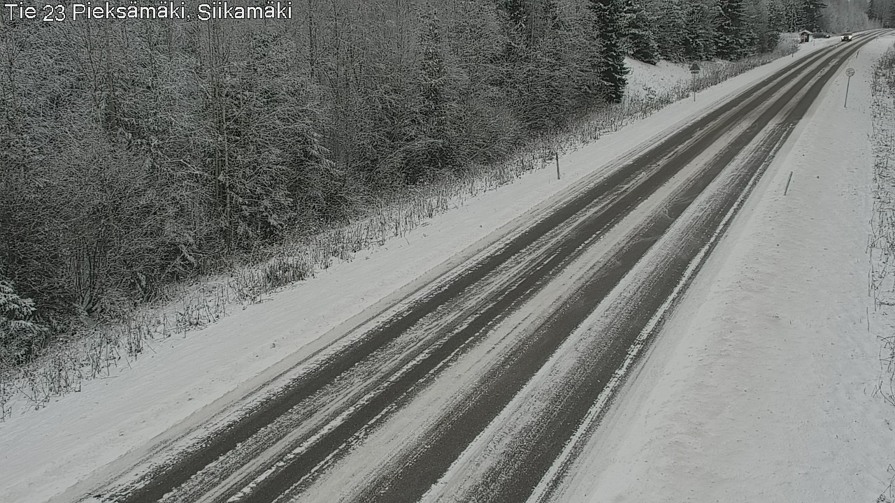 Weather Camera Image Road 23 Pieksämäki, Siikamäki, Pieksämäki, Etelä-Savo