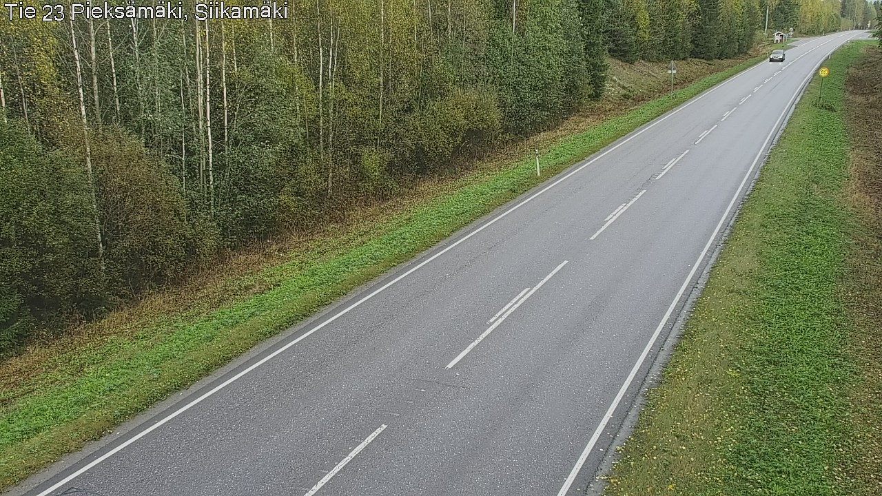 Weather Camera Image Road 23 Pieksämäki, Siikamäki, Pieksämäki, Etelä-Savo