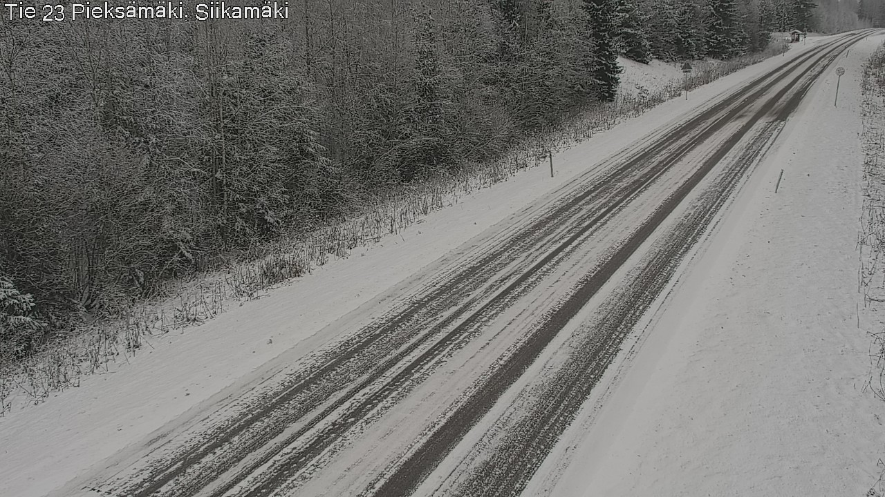 Weather Camera Image Road 23 Pieksämäki, Siikamäki, Pieksämäki, Etelä-Savo