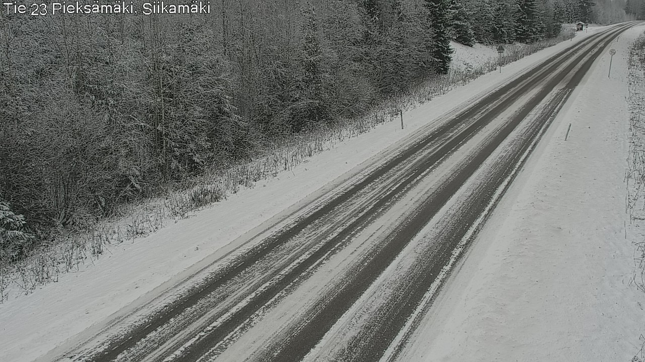 Weather Camera Image Road 23 Pieksämäki, Siikamäki, Pieksämäki, Etelä-Savo