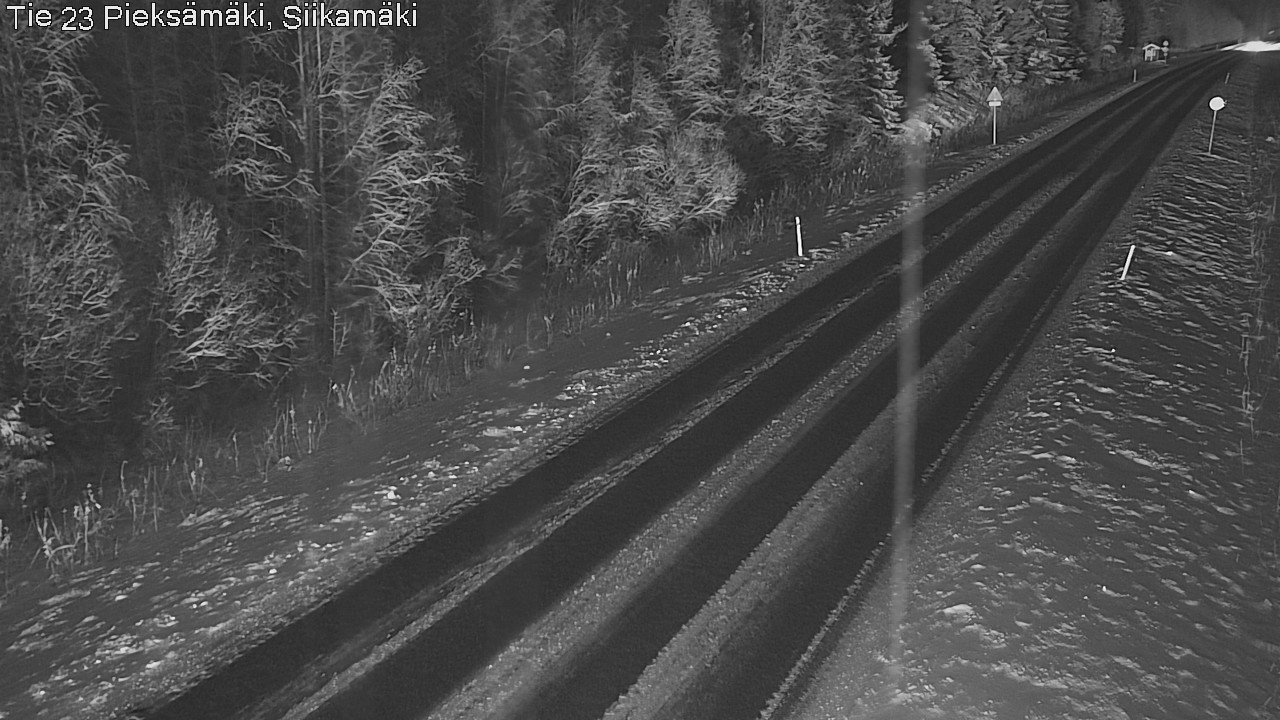 Weather Camera Image Road 23 Pieksämäki, Siikamäki, Pieksämäki, Etelä-Savo