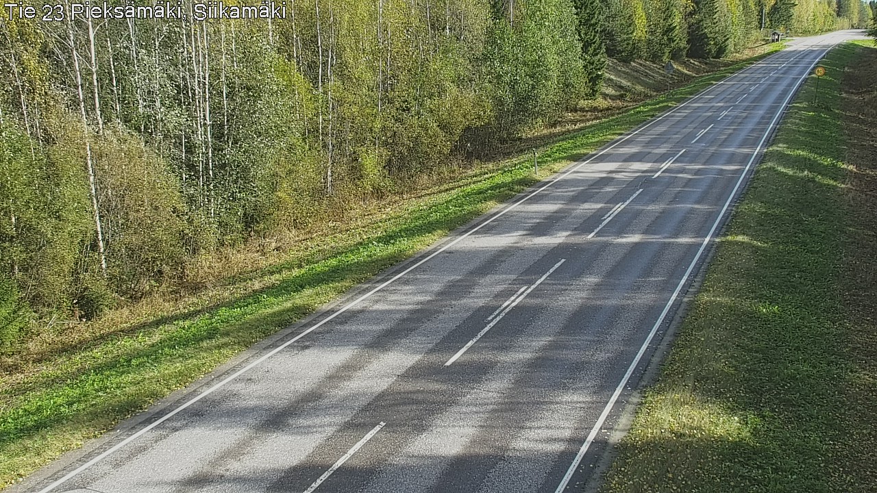 Weather Camera Image Väg 23 Pieksämäki, Siikamäki, Pieksämäki, Etelä-Savo