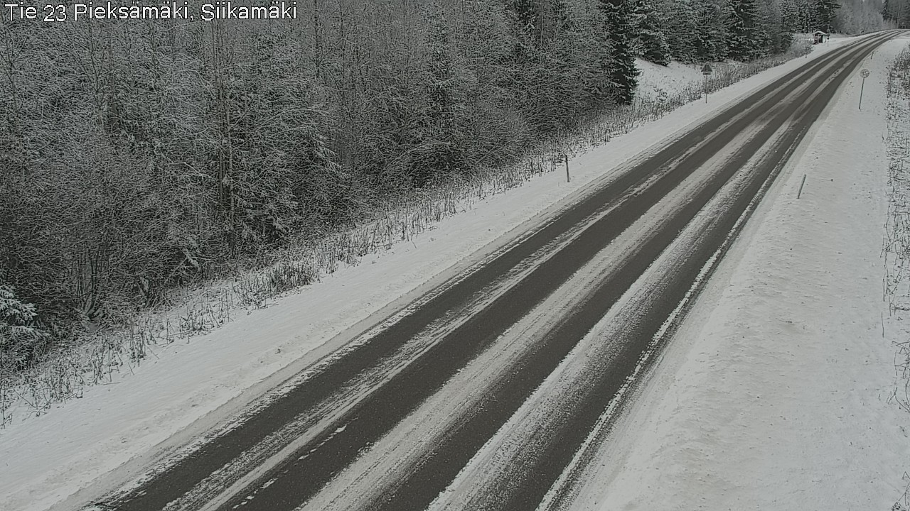 Weather Camera Image Road 23 Pieksämäki, Siikamäki, Pieksämäki, Etelä-Savo