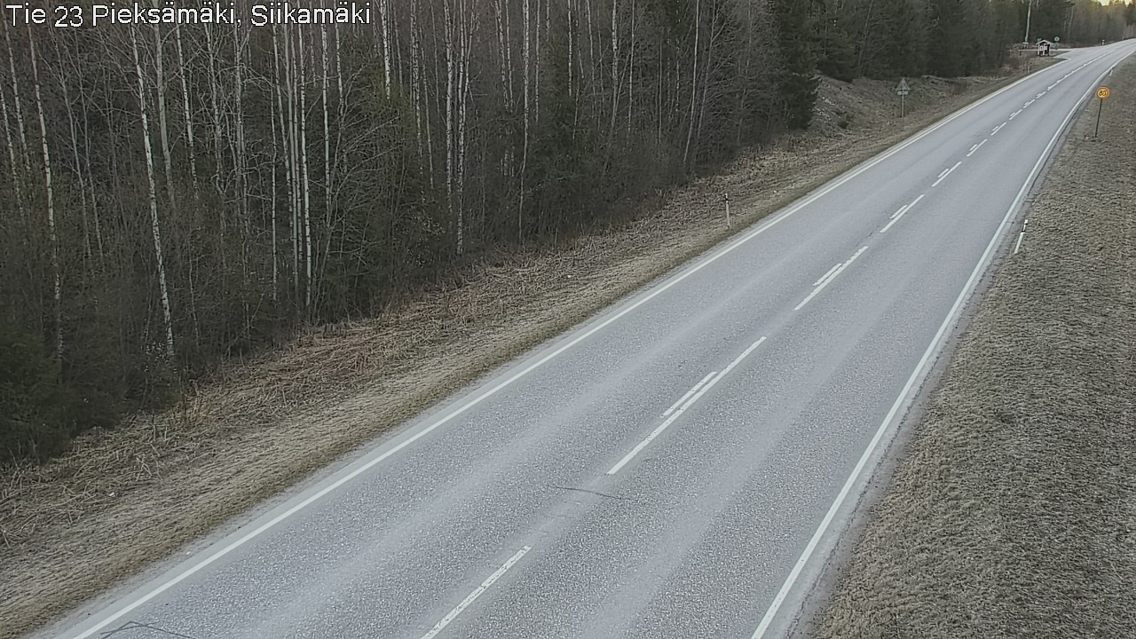 Weather Camera Image Road 23 Pieksämäki, Siikamäki, Pieksämäki, Etelä-Savo