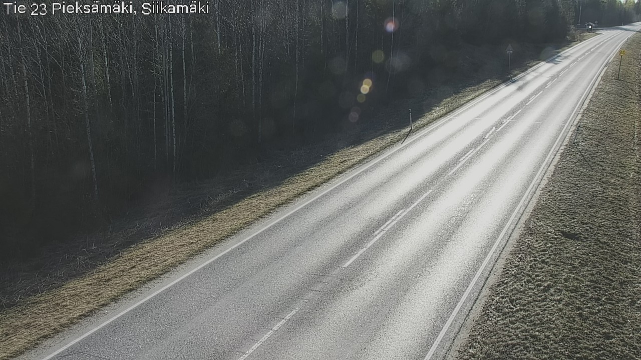 Weather Camera Image Road 23 Pieksämäki, Siikamäki, Pieksämäki, Etelä-Savo