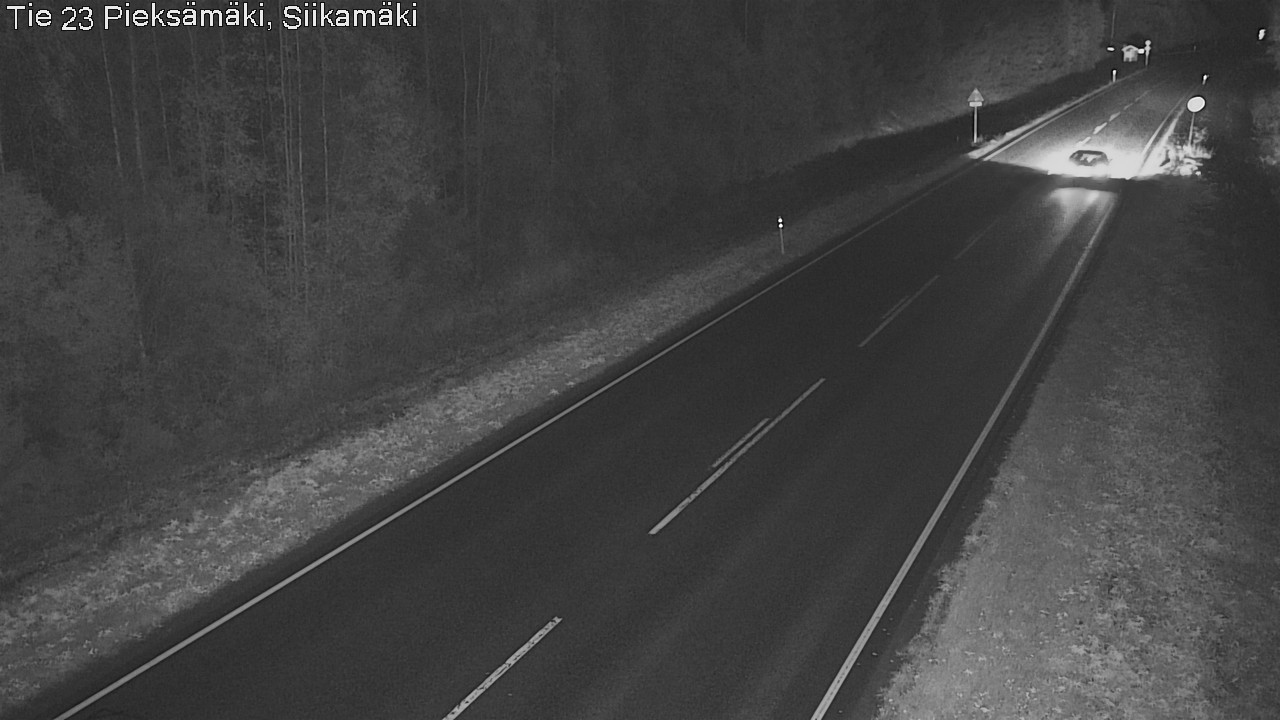 Weather Camera Image Road 23 Pieksämäki, Siikamäki, Pieksämäki, Etelä-Savo