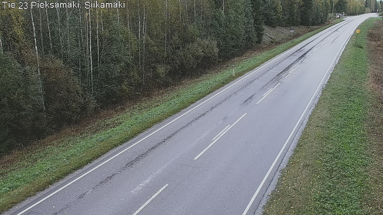 Weather Camera Image Road 23 Pieksämäki, Siikamäki, Pieksämäki, Etelä-Savo