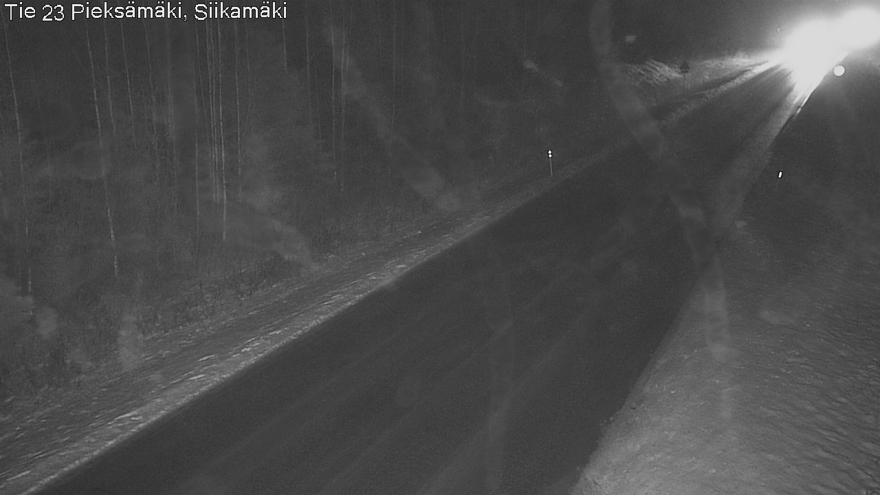 Weather Camera Image Väg 23 Pieksämäki, Siikamäki, Pieksämäki, Etelä-Savo