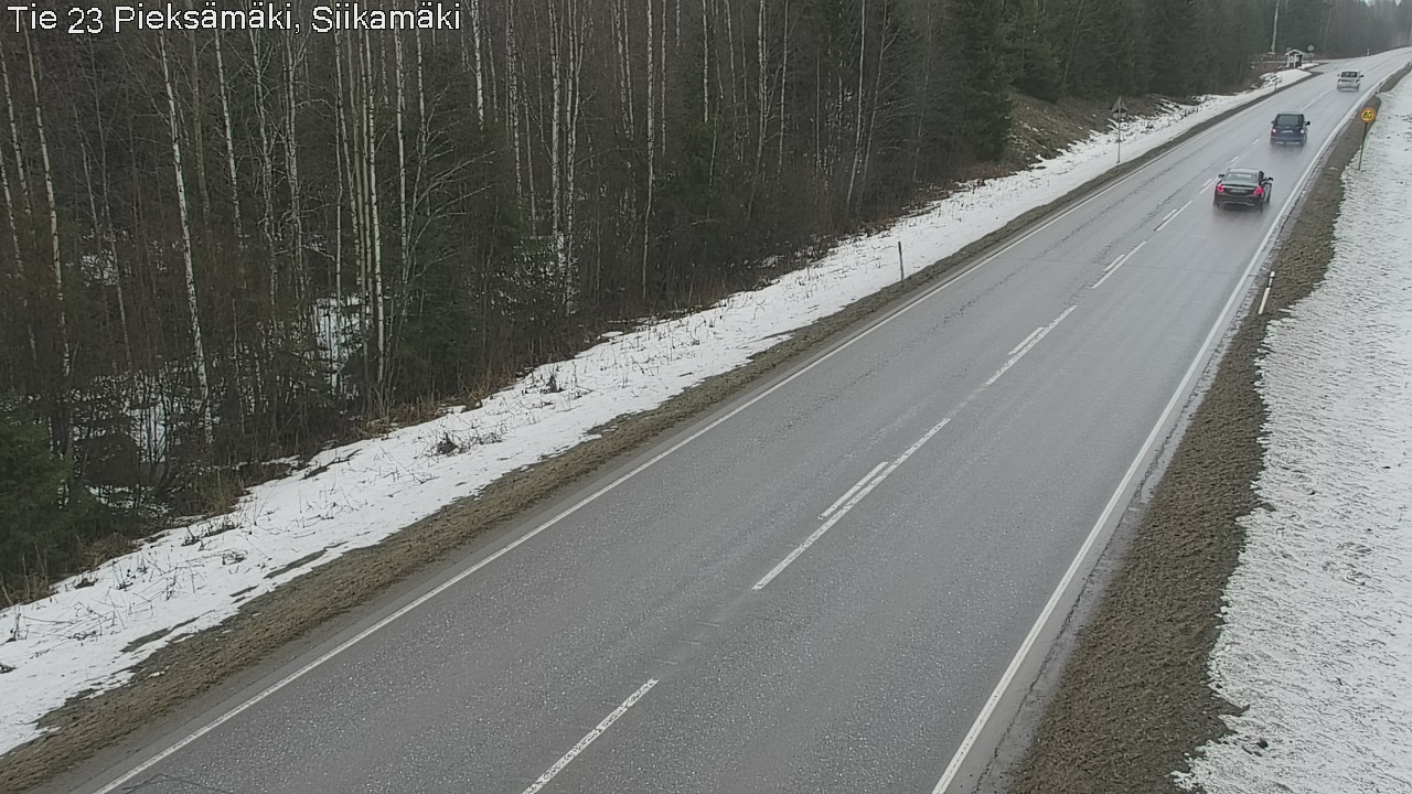 Weather Camera Image Road 23 Pieksämäki, Siikamäki, Pieksämäki, Etelä-Savo