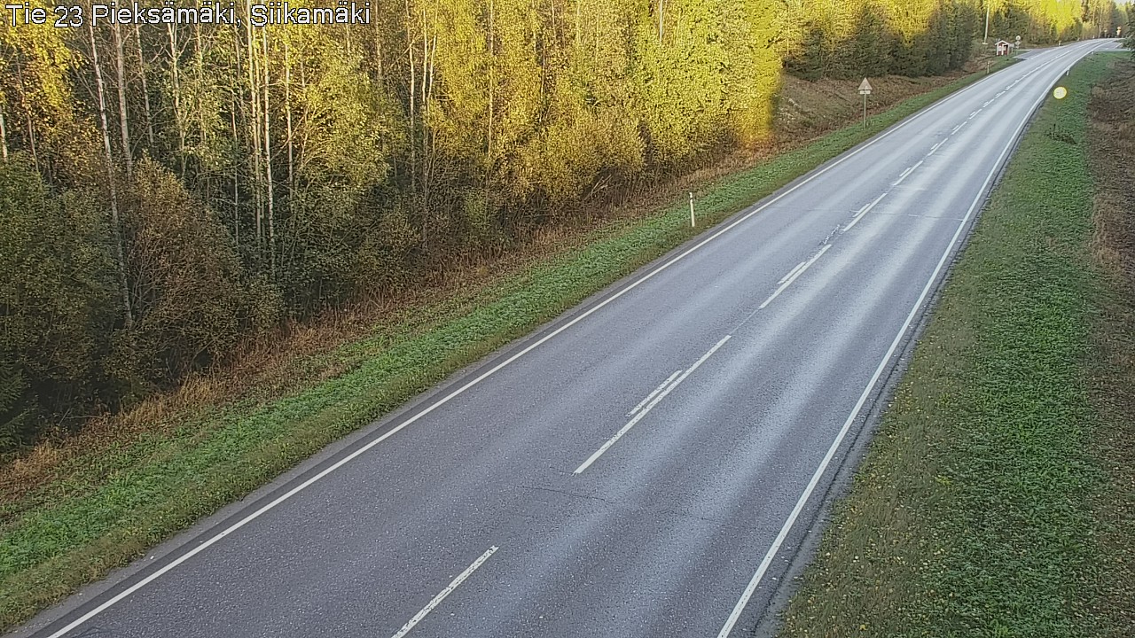 Weather Camera Image Road 23 Pieksämäki, Siikamäki, Pieksämäki, Etelä-Savo