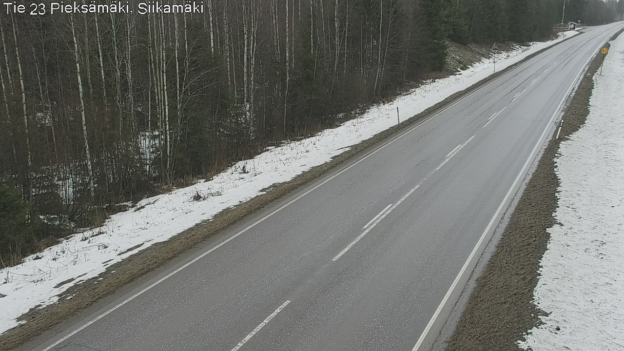 Weather Camera Image Road 23 Pieksämäki, Siikamäki, Pieksämäki, Etelä-Savo