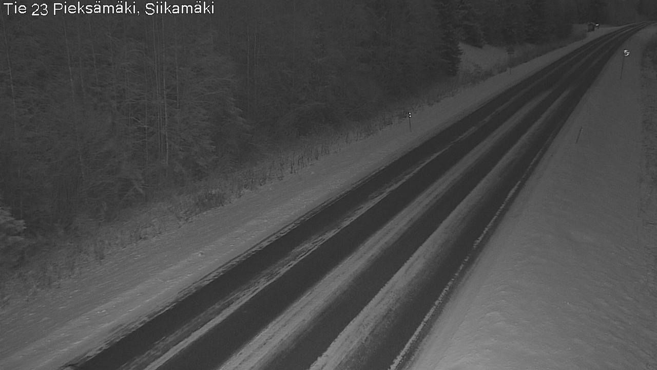 Weather Camera Image Road 23 Pieksämäki, Siikamäki, Pieksämäki, Etelä-Savo