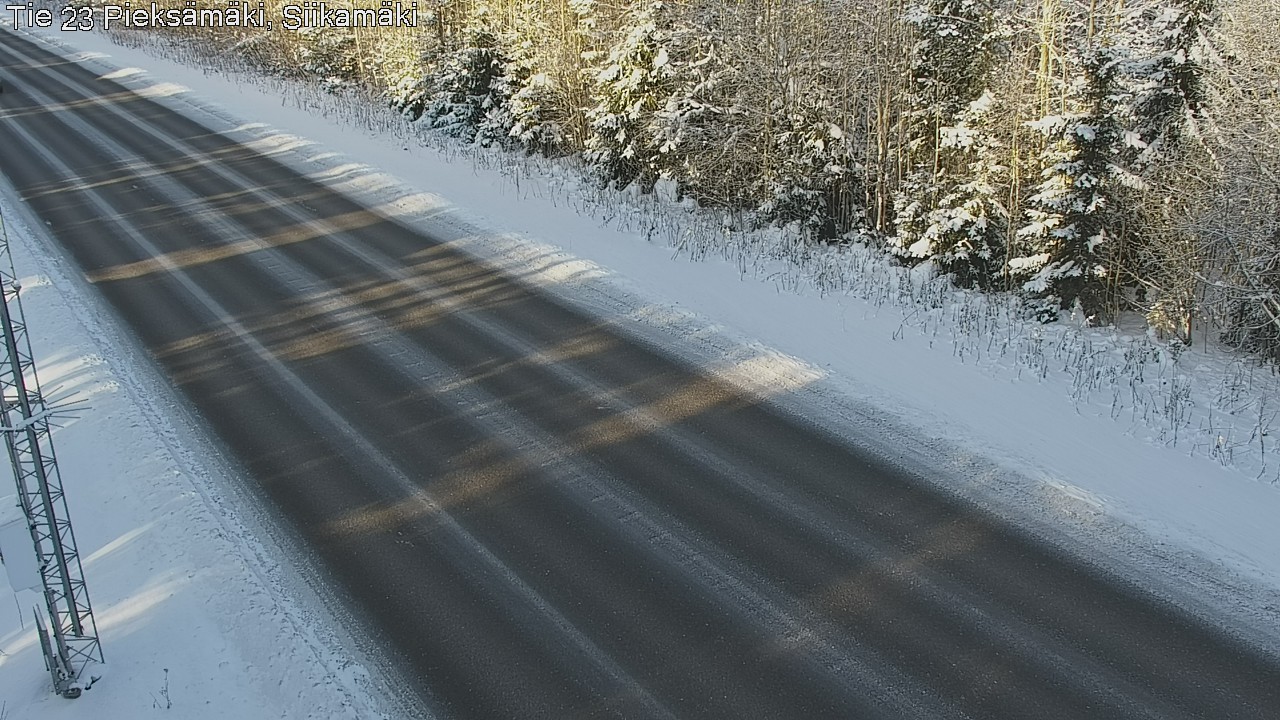 Weather Camera Image Road 23 Pieksämäki, Siikamäki, Pieksämäki, Etelä-Savo