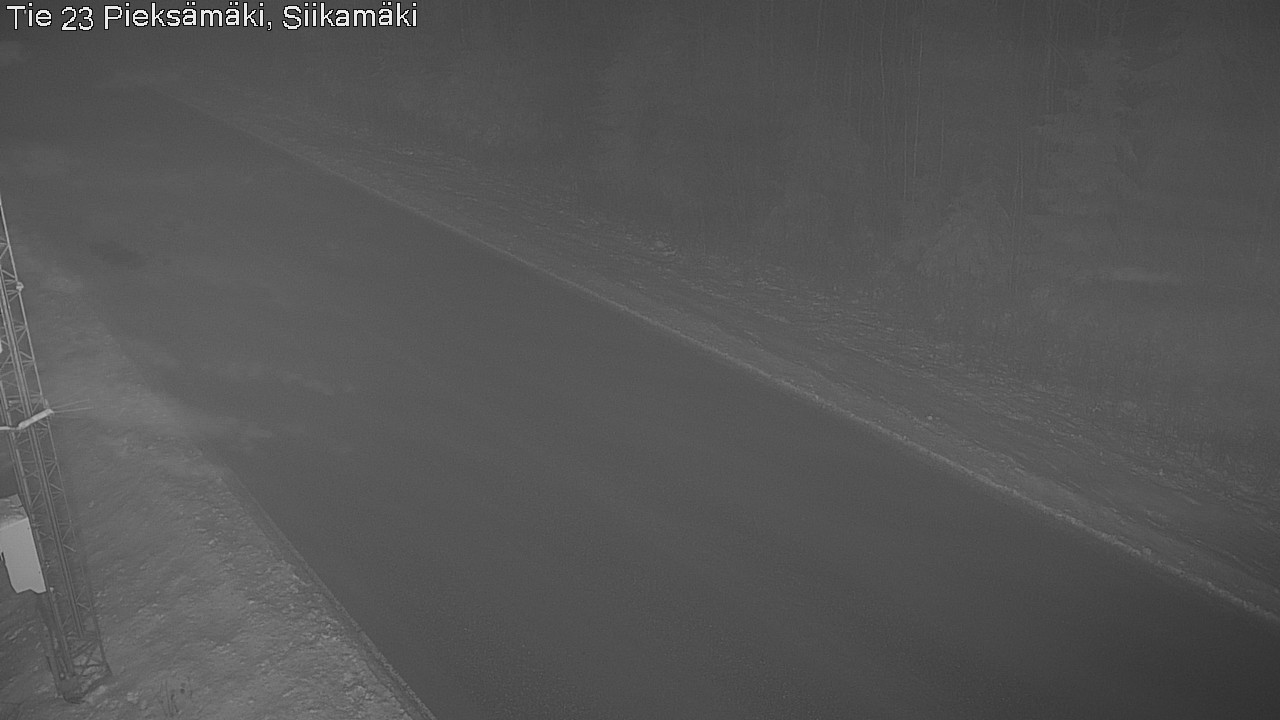 Weather Camera Image Väg 23 Pieksämäki, Siikamäki, Pieksämäki, Etelä-Savo