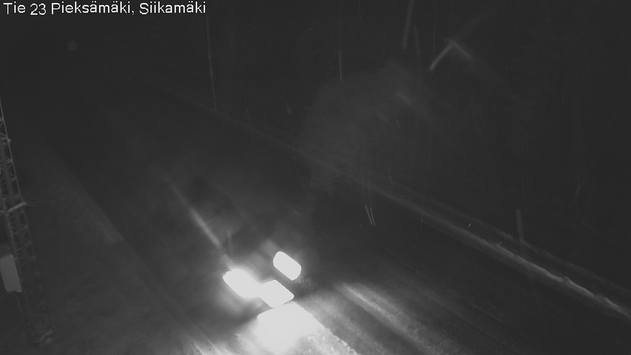 Weather Camera Image Väg 23 Pieksämäki, Siikamäki, Pieksämäki, Etelä-Savo