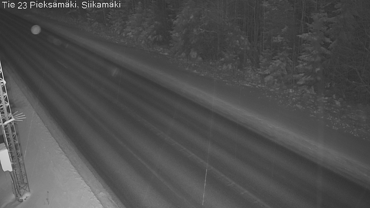 Weather Camera Image Väg 23 Pieksämäki, Siikamäki, Pieksämäki, Etelä-Savo