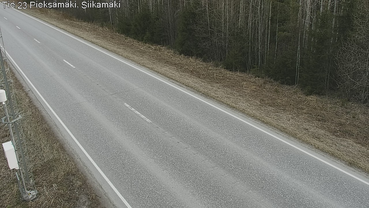Weather Camera Image Road 23 Pieksämäki, Siikamäki, Pieksämäki, Etelä-Savo