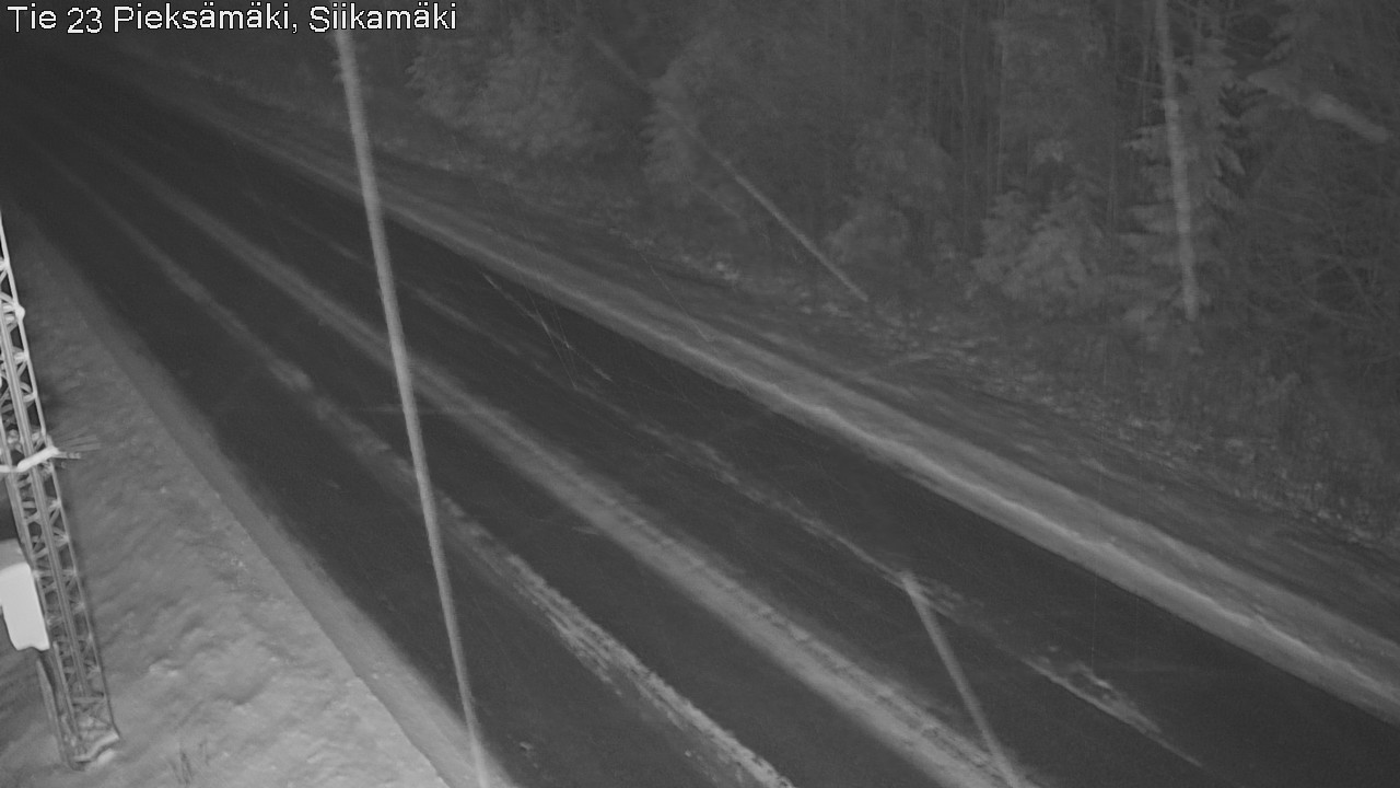 Weather Camera Image Väg 23 Pieksämäki, Siikamäki, Pieksämäki, Etelä-Savo