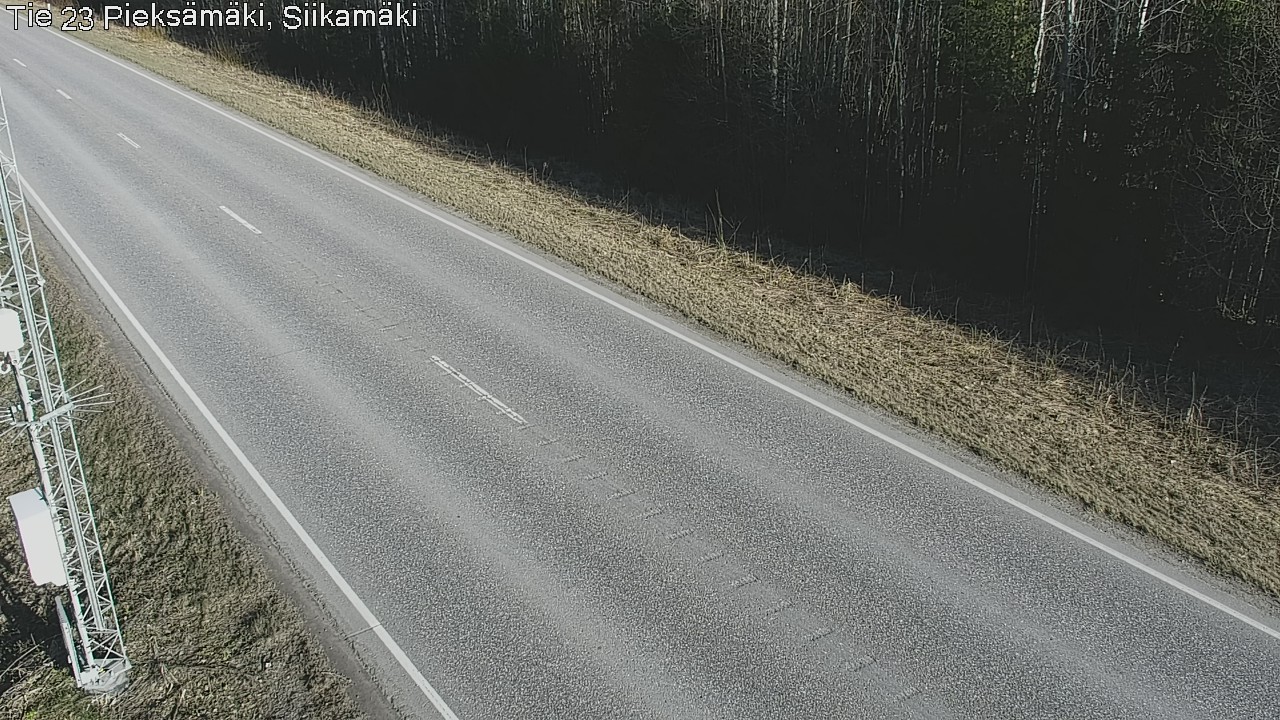 Weather Camera Image Road 23 Pieksämäki, Siikamäki, Pieksämäki, Etelä-Savo