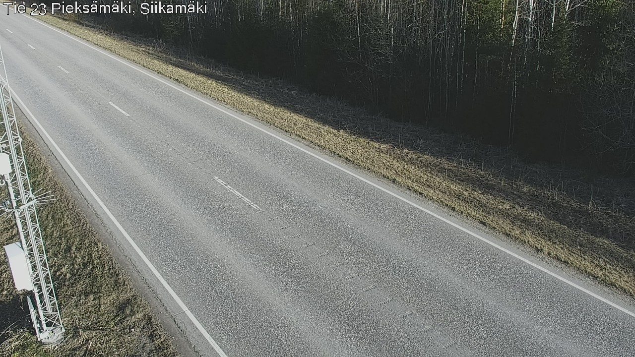 Weather Camera Image Road 23 Pieksämäki, Siikamäki, Pieksämäki, Etelä-Savo