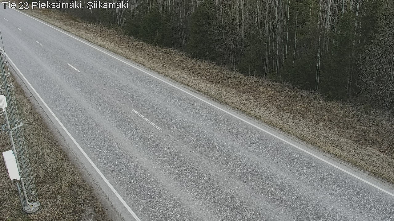 Weather Camera Image Road 23 Pieksämäki, Siikamäki, Pieksämäki, Etelä-Savo