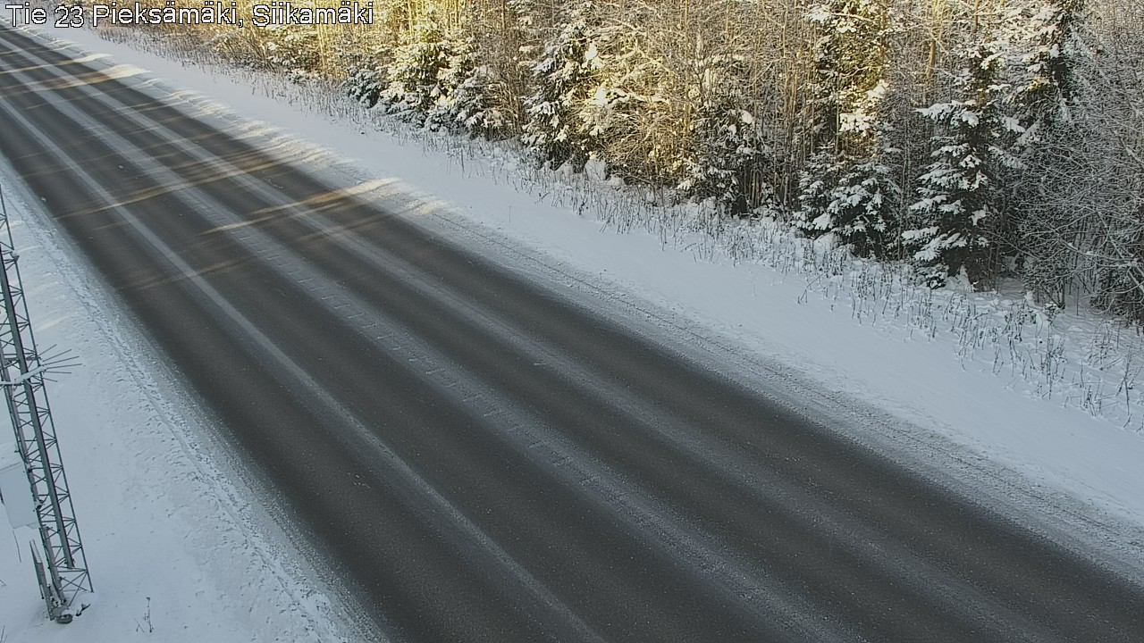 Weather Camera Image Road 23 Pieksämäki, Siikamäki, Pieksämäki, Etelä-Savo