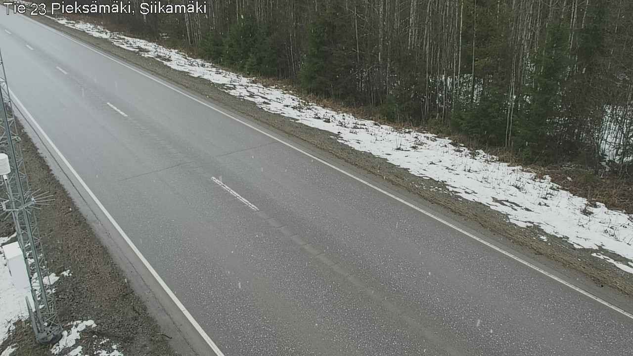 Weather Camera Image Road 23 Pieksämäki, Siikamäki, Pieksämäki, Etelä-Savo