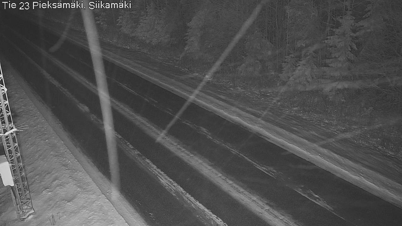 Weather Camera Image Väg 23 Pieksämäki, Siikamäki, Pieksämäki, Etelä-Savo