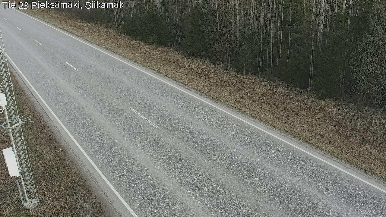 Weather Camera Image Road 23 Pieksämäki, Siikamäki, Pieksämäki, Etelä-Savo