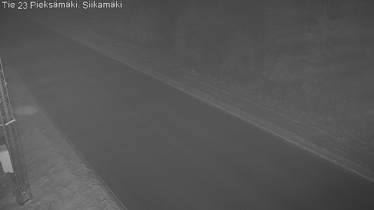 Weather Camera Image Väg 23 Pieksämäki, Siikamäki, Pieksämäki, Etelä-Savo