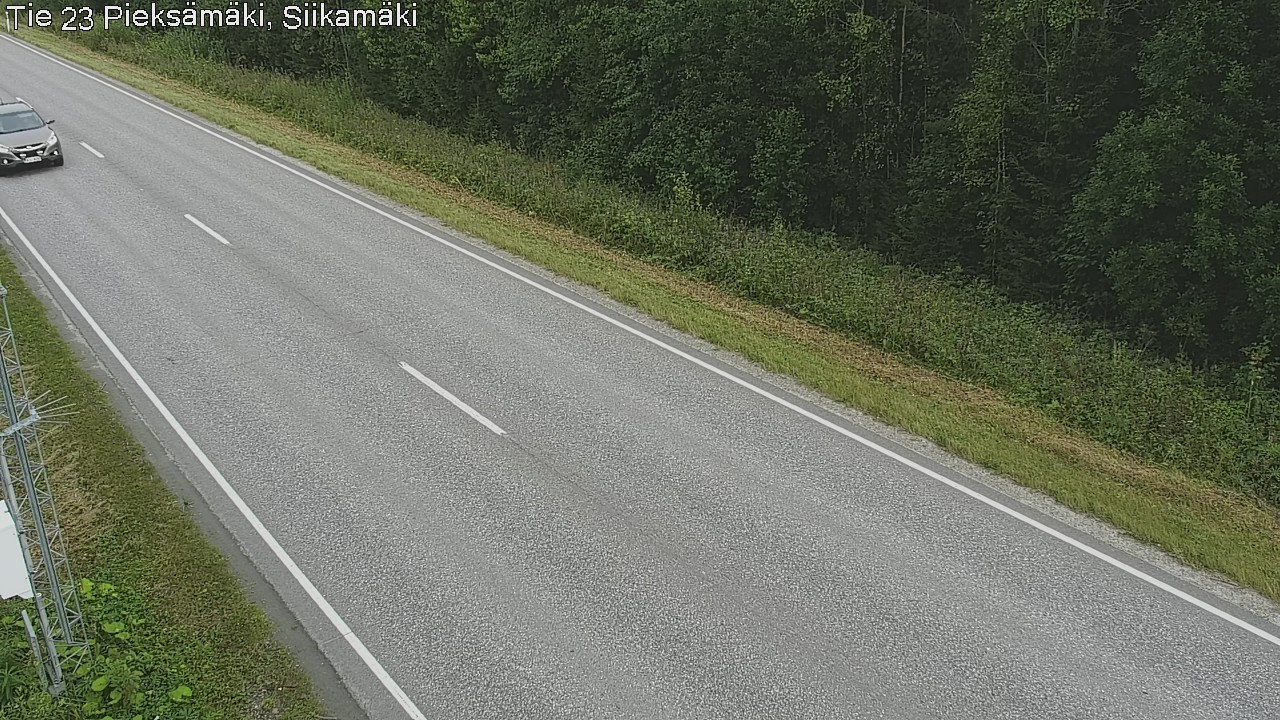 Weather Camera Image Väg 23 Pieksämäki, Siikamäki, Pieksämäki, Etelä-Savo