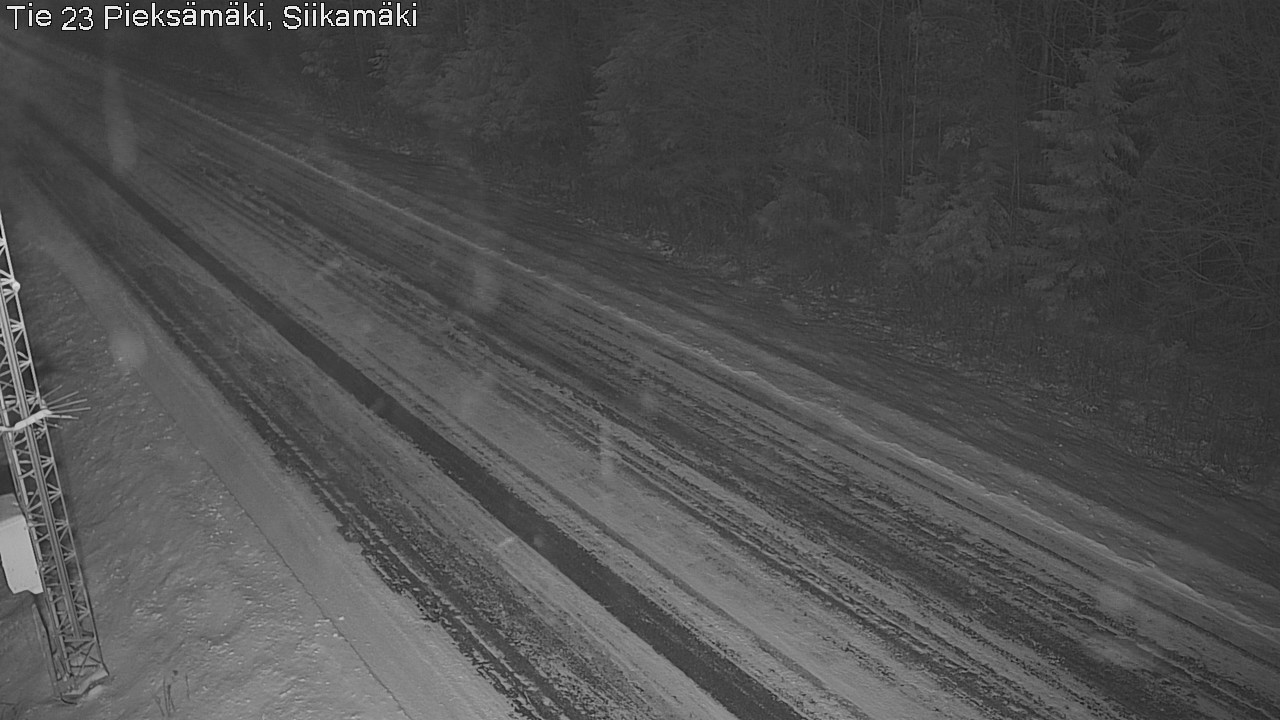 Weather Camera Image Road 23 Pieksämäki, Siikamäki, Pieksämäki, Etelä-Savo