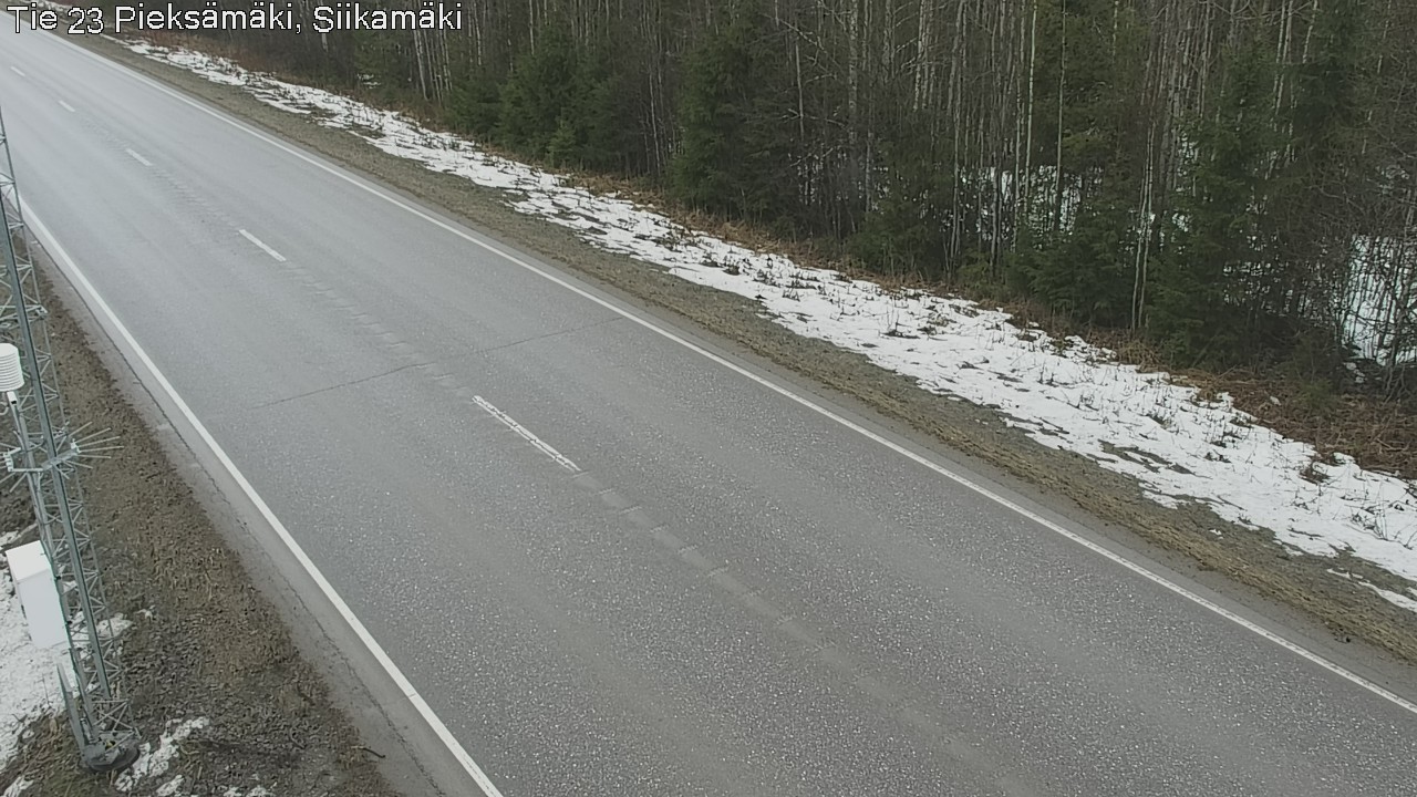 Weather Camera Image Road 23 Pieksämäki, Siikamäki, Pieksämäki, Etelä-Savo