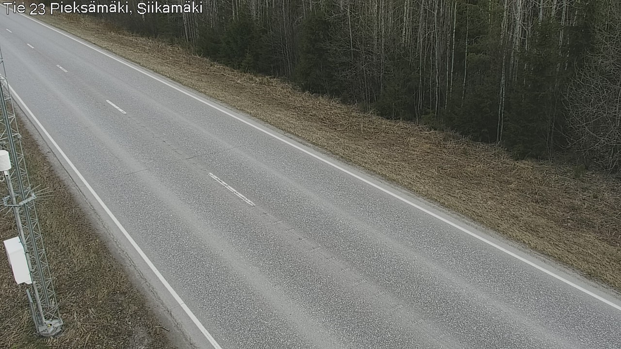 Weather Camera Image Road 23 Pieksämäki, Siikamäki, Pieksämäki, Etelä-Savo