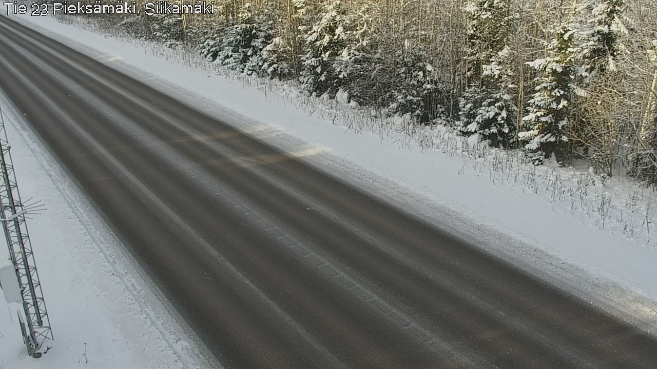 Weather Camera Image Road 23 Pieksämäki, Siikamäki, Pieksämäki, Etelä-Savo