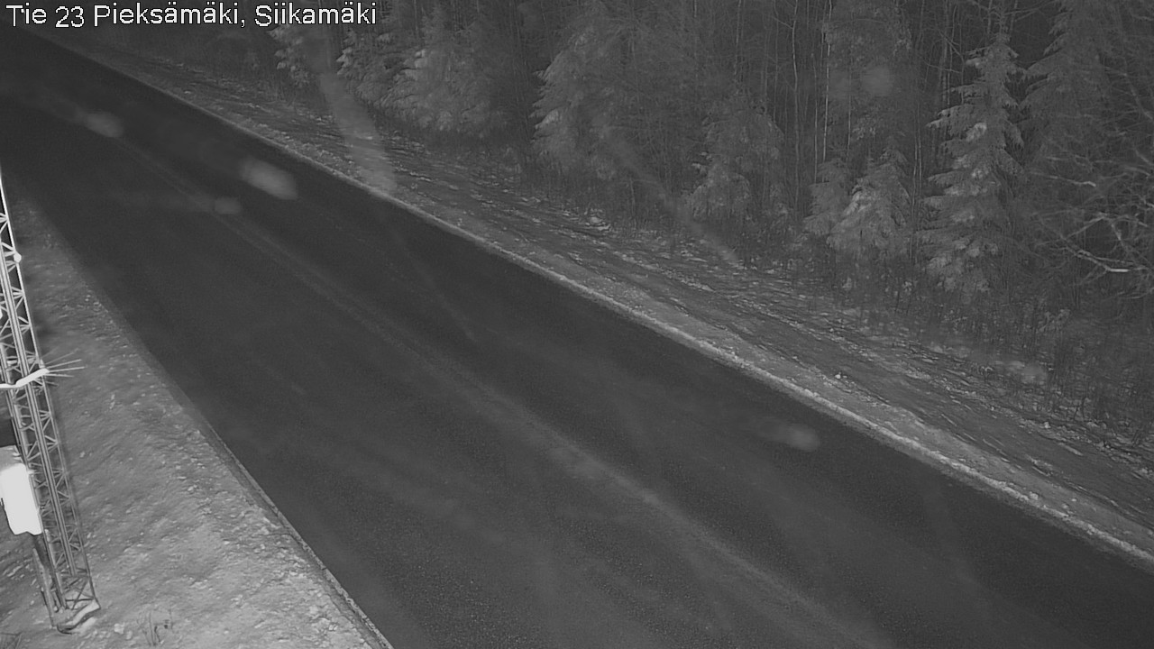 Weather Camera Image Väg 23 Pieksämäki, Siikamäki, Pieksämäki, Etelä-Savo